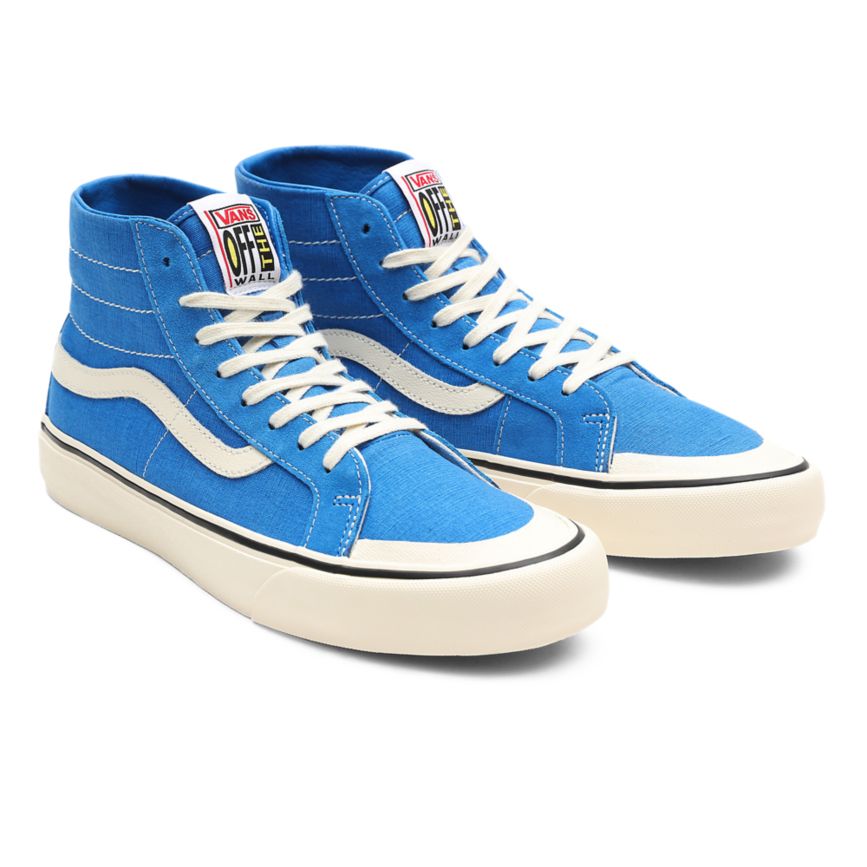 Vans Salt Wash SK8-Hi 138 Decon SF Dam Blå/Vita - Vans Höga Skor Billigt (OSJTM8279)